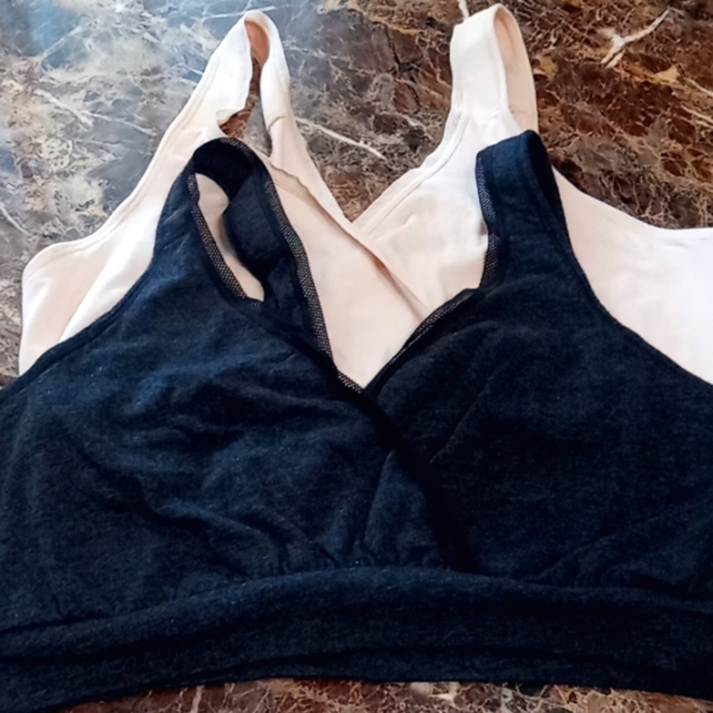 Never worn. Playtex bras for easy breastfeeding